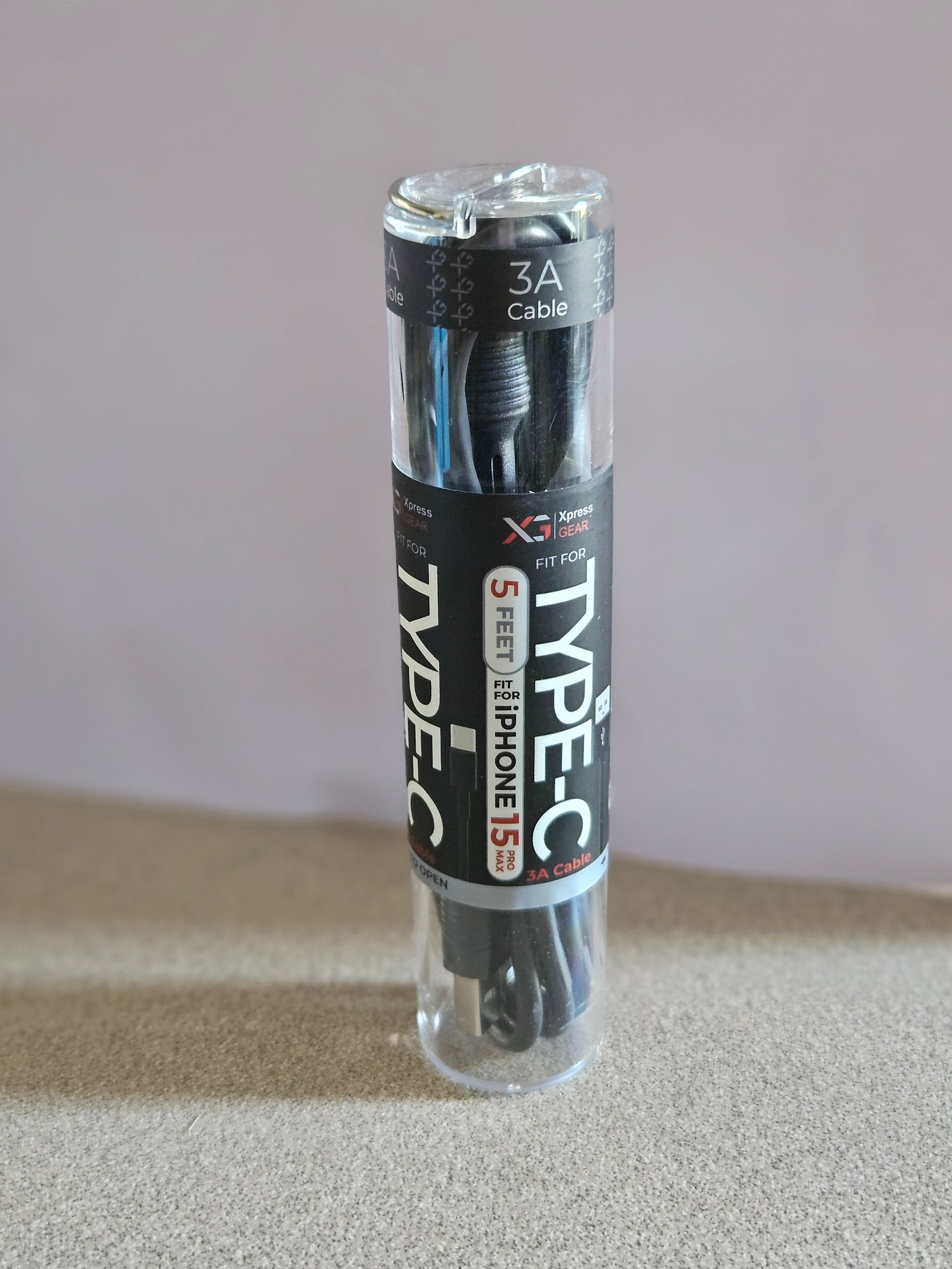 Xpress Gear 5ft USB to Type-C Charger Cord