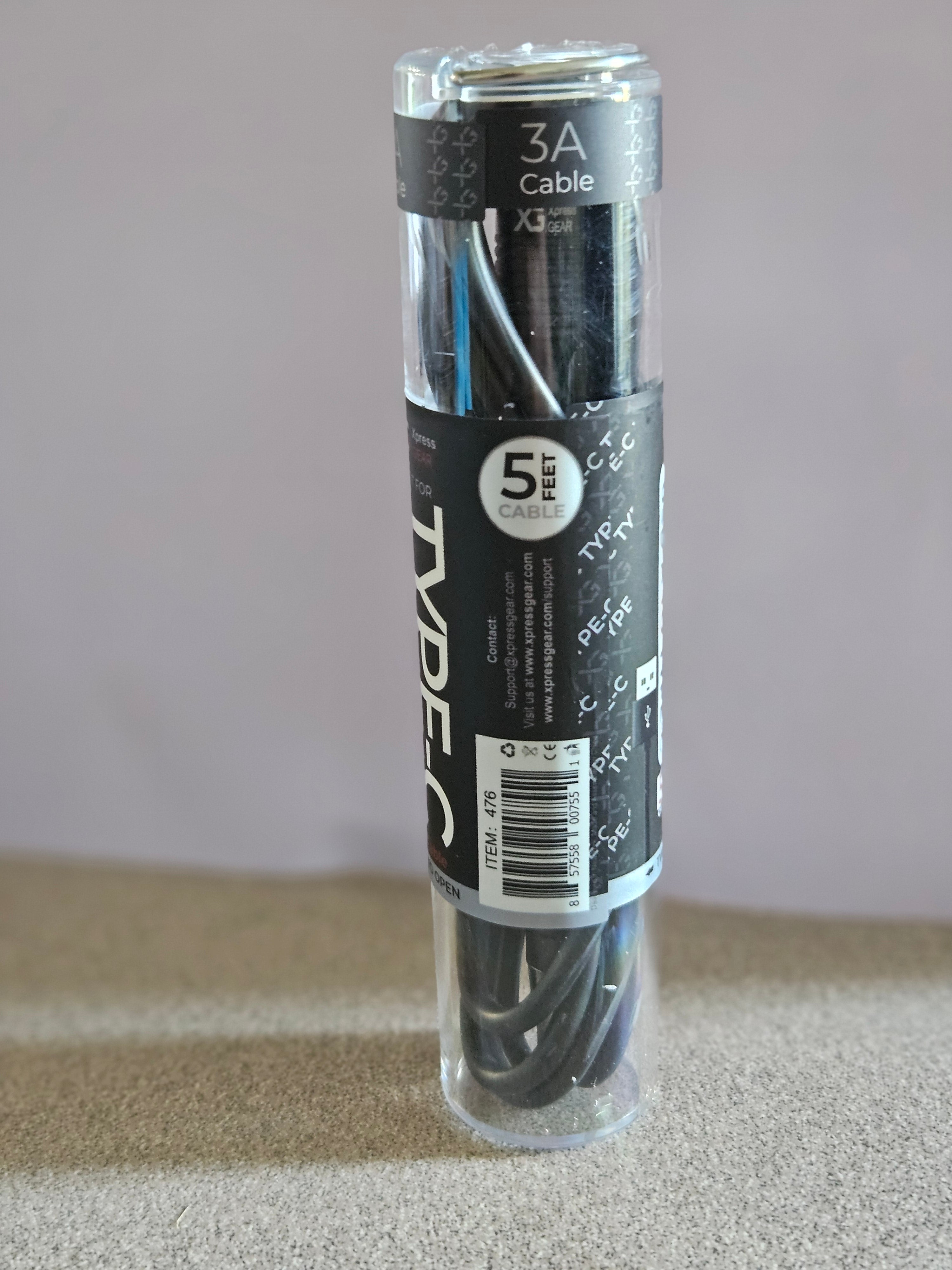 Xpress Gear 5ft USB to Type-C Charger Cord