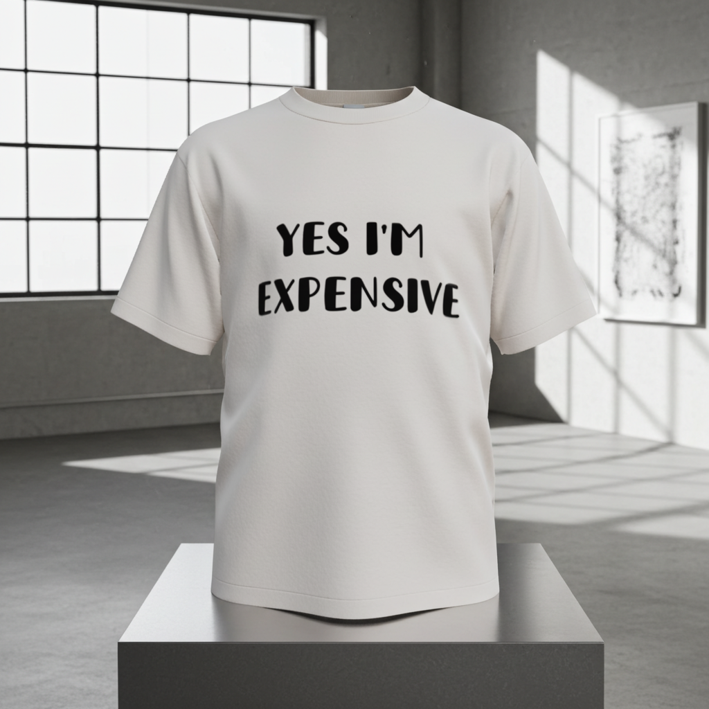 Yes, I’m Expensive. – Luxury Minimal Tee