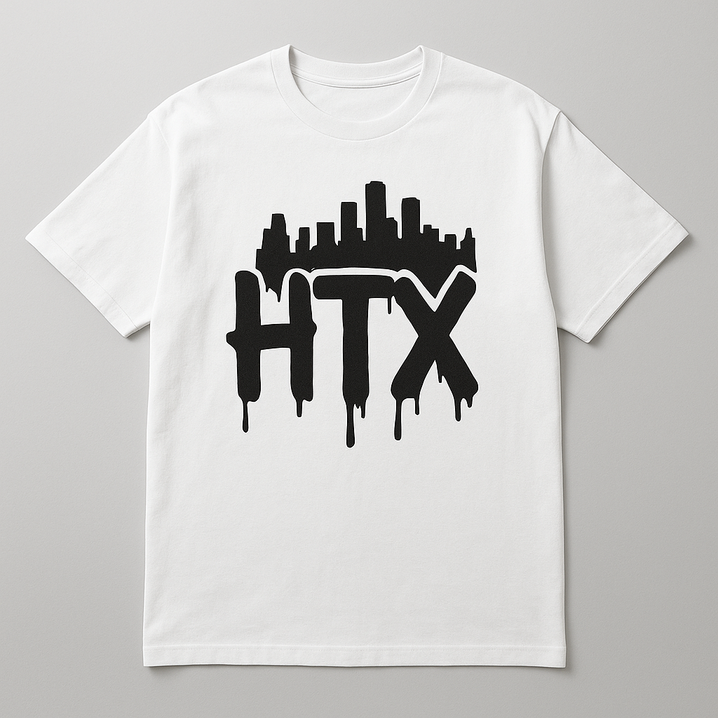 HTX Drip Skyline – Houston Streetwear Tee
