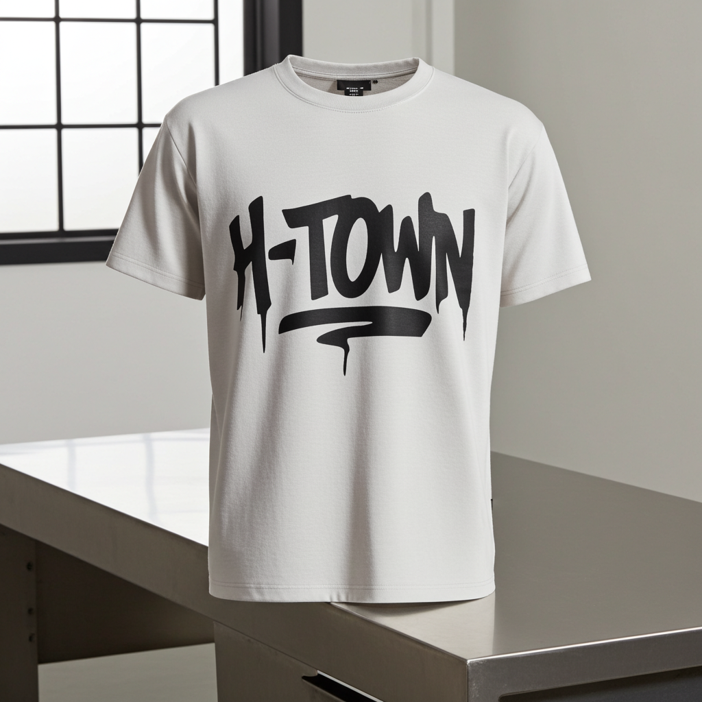 H-TOWN Graffiti Script Tee