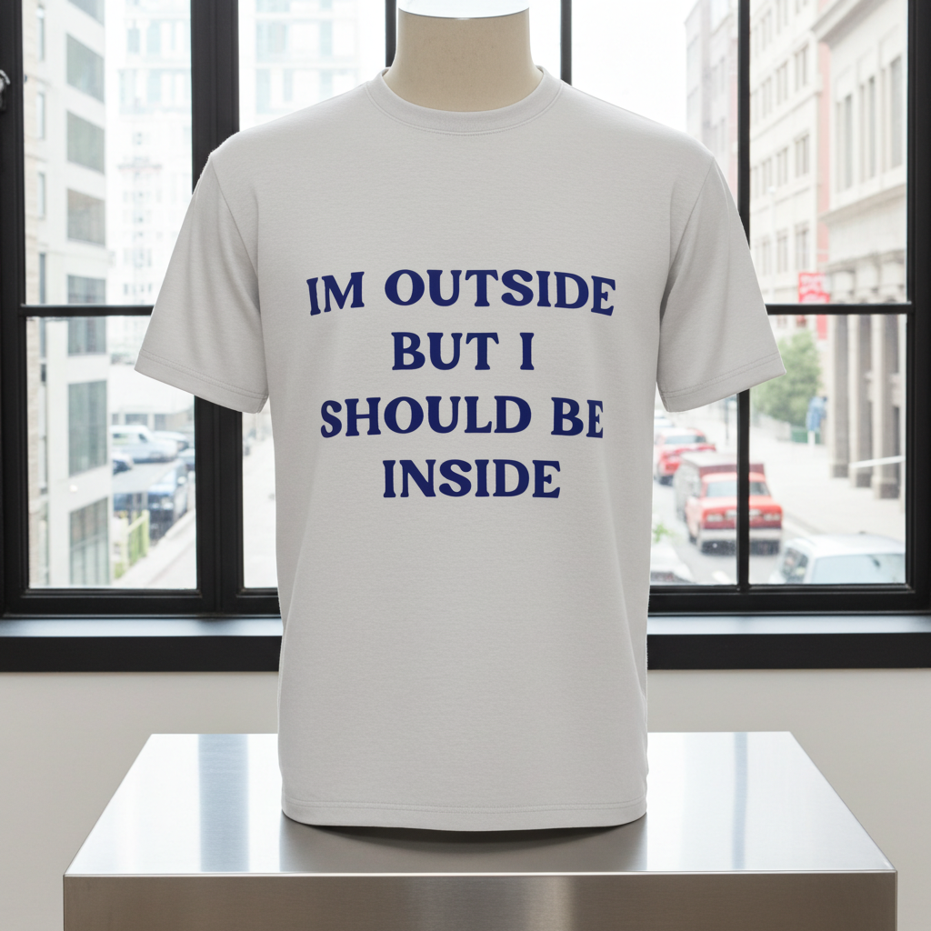 I’m Outside… But I Should Be Inside Tee